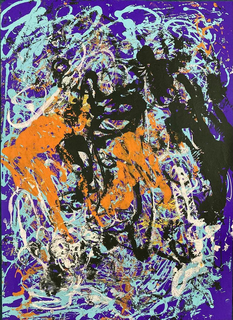 Cempasúchiles (díptico)