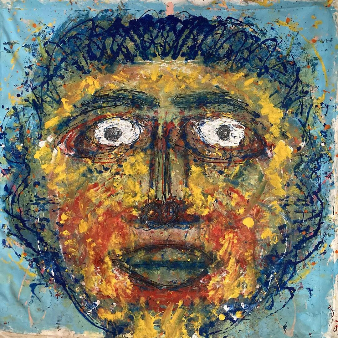 Buddha with acne